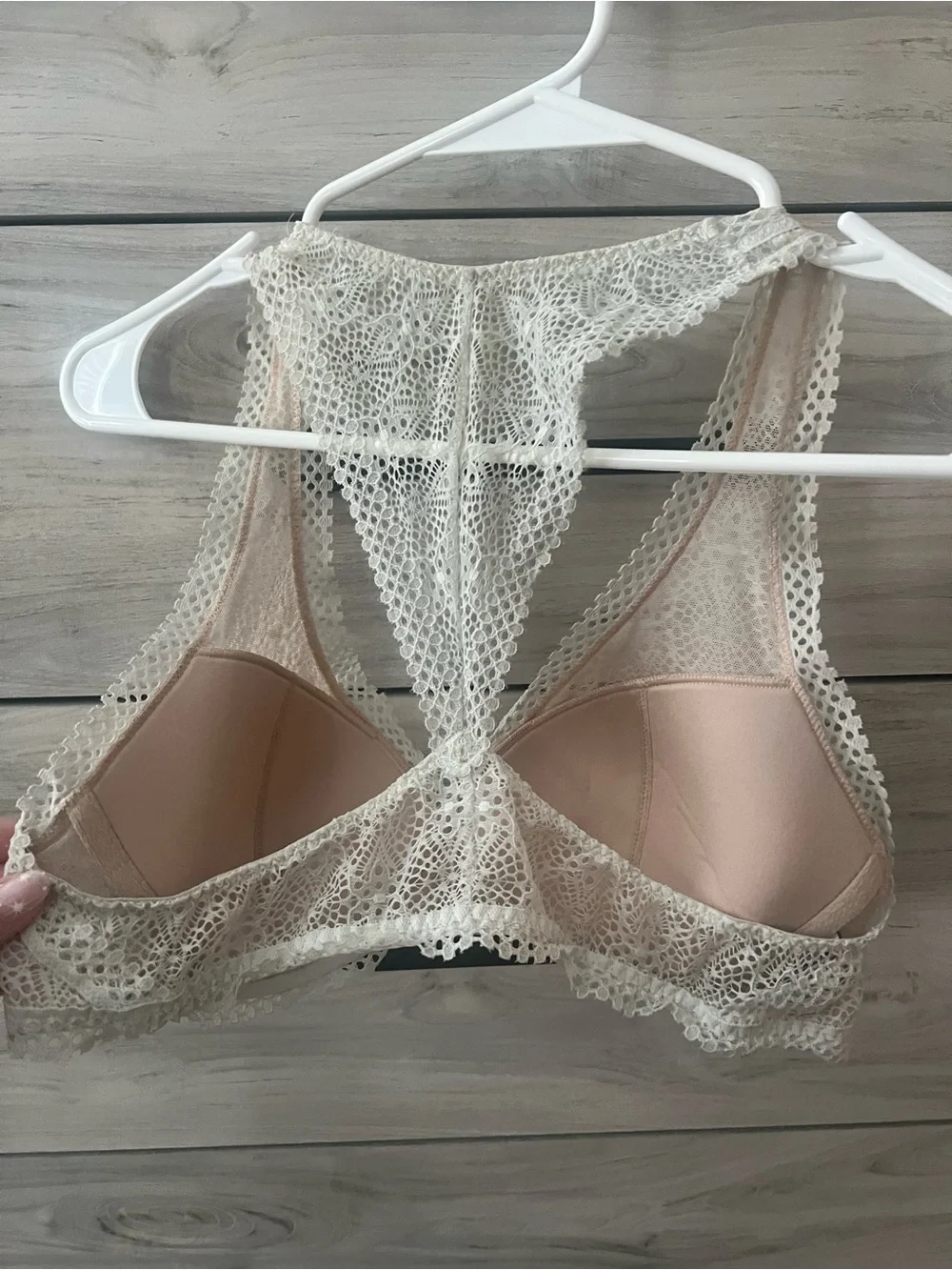 Lace Bralette in Cream and Natural- Women's